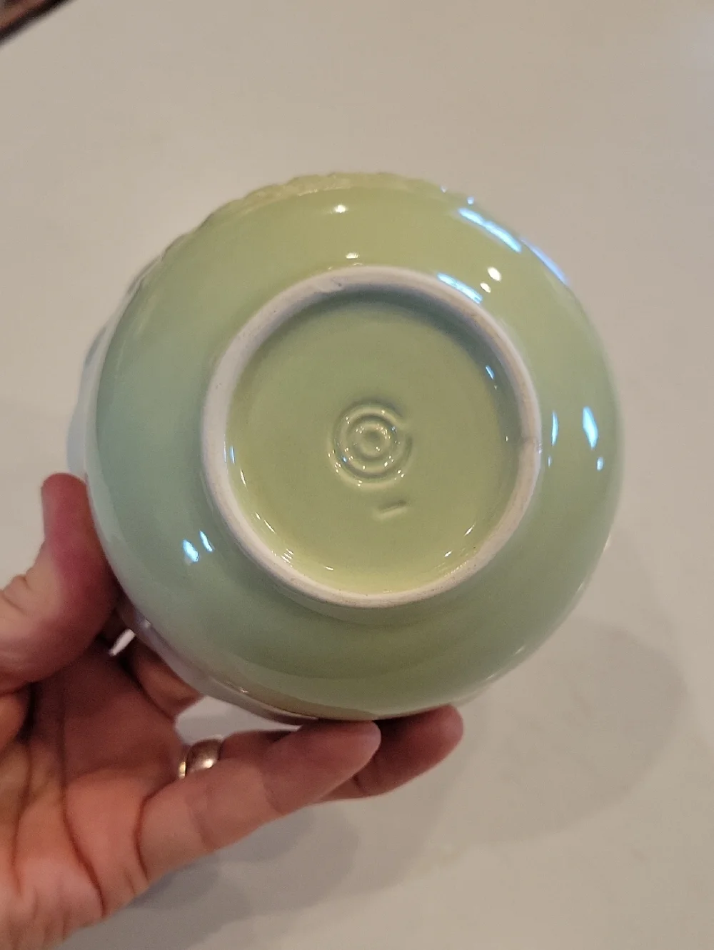 Le Creuset Wasabi Light Green Ombre Bowl